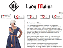 Tablet Screenshot of ladymalina.com